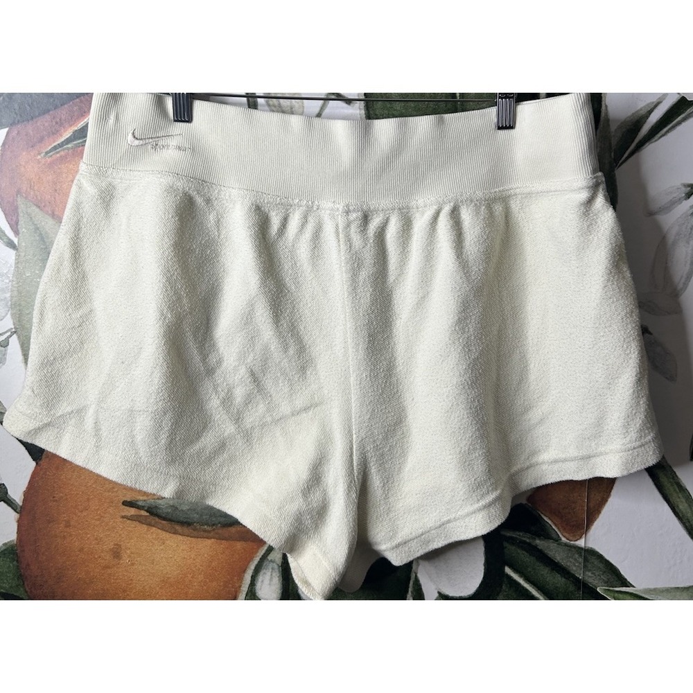 Nike Womens 2XL Yellow Sportwear Shorts DV8303-113 High Waisted French - Picture 5 of 6